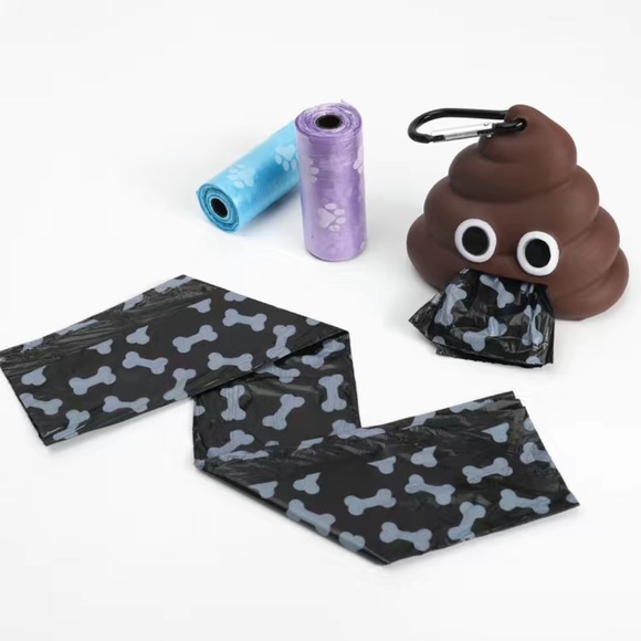 NEW Poop Emoji Waste Bag Dispenser - Picture 6 of 6